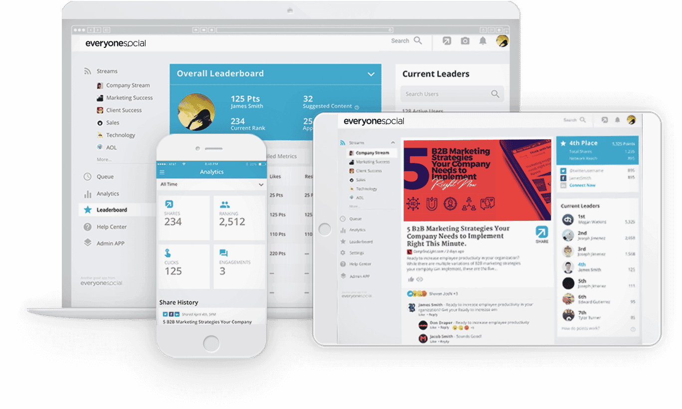 EveryoneSocial: Employee Advocacy and Social Selling
