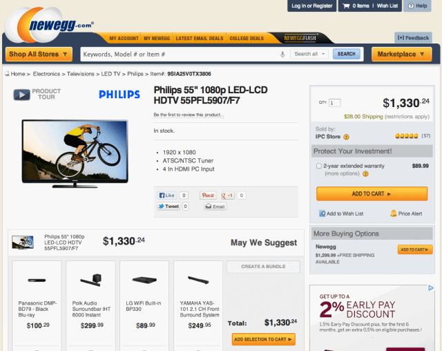 newegg-philips-55