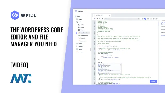 WPIDE: The WordPress Code Editor and File Manager You Need