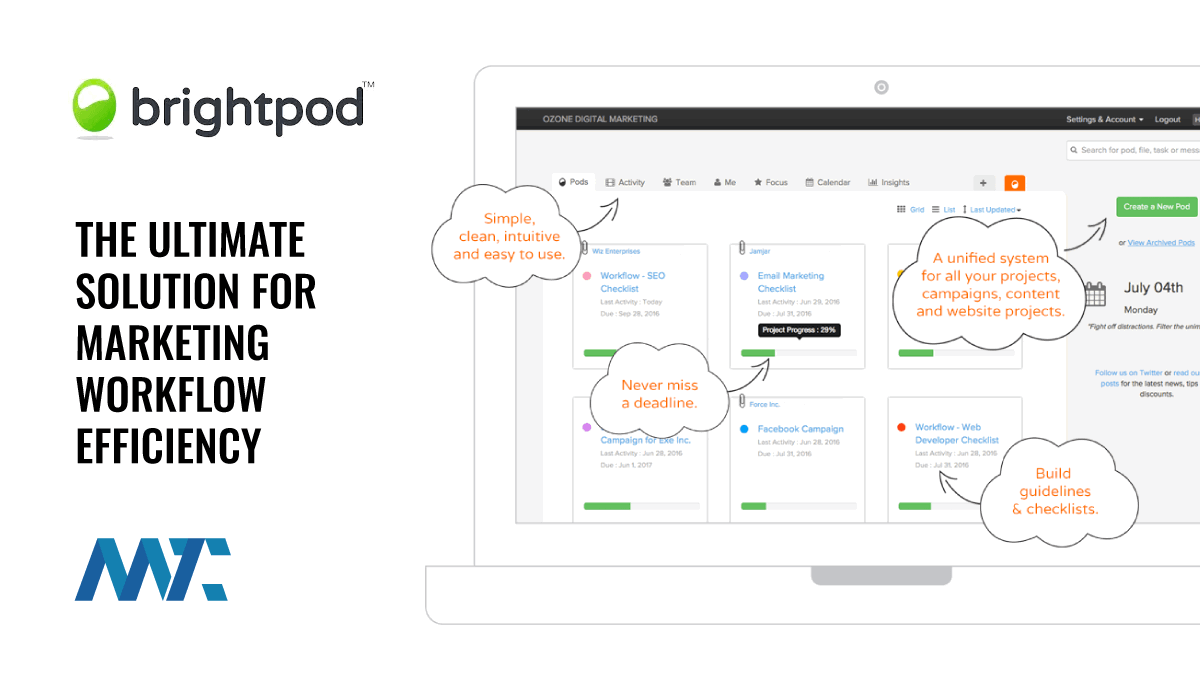 Brightpod: The Ultimate Solution for Marketing Workflow Efficiency 1 Brightpod: Marketing Project Management