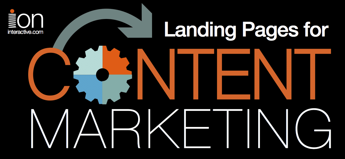 landing pages for content marketing