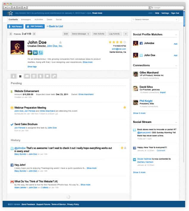 nimble-contact-manager