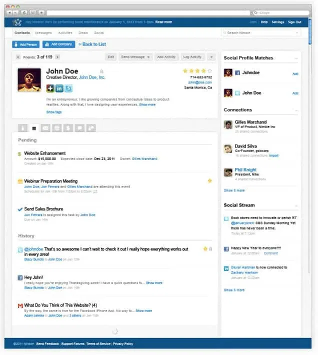 nimble-contact-manager