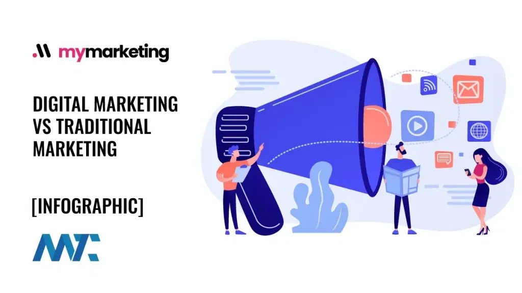 Digital Marketing vs. Traditional Marketing Infographic