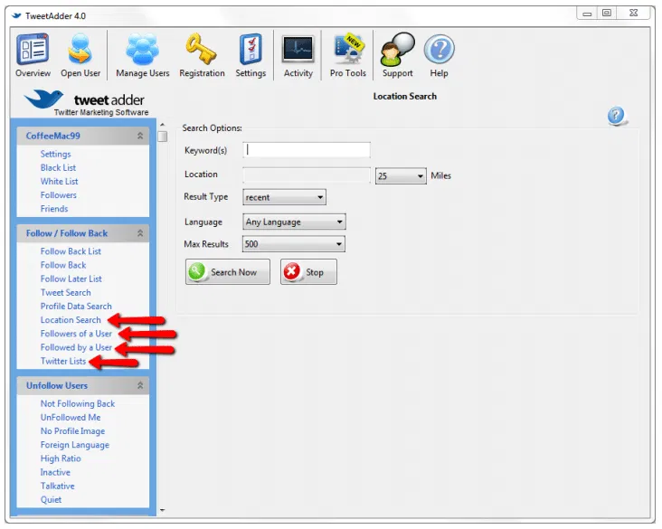 tweetadder-local-search