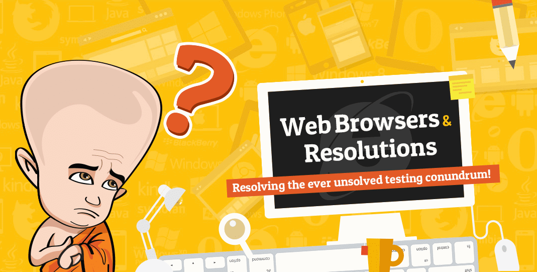 Web Testing, Browsers and Resolutions 1 browser resolution infographic