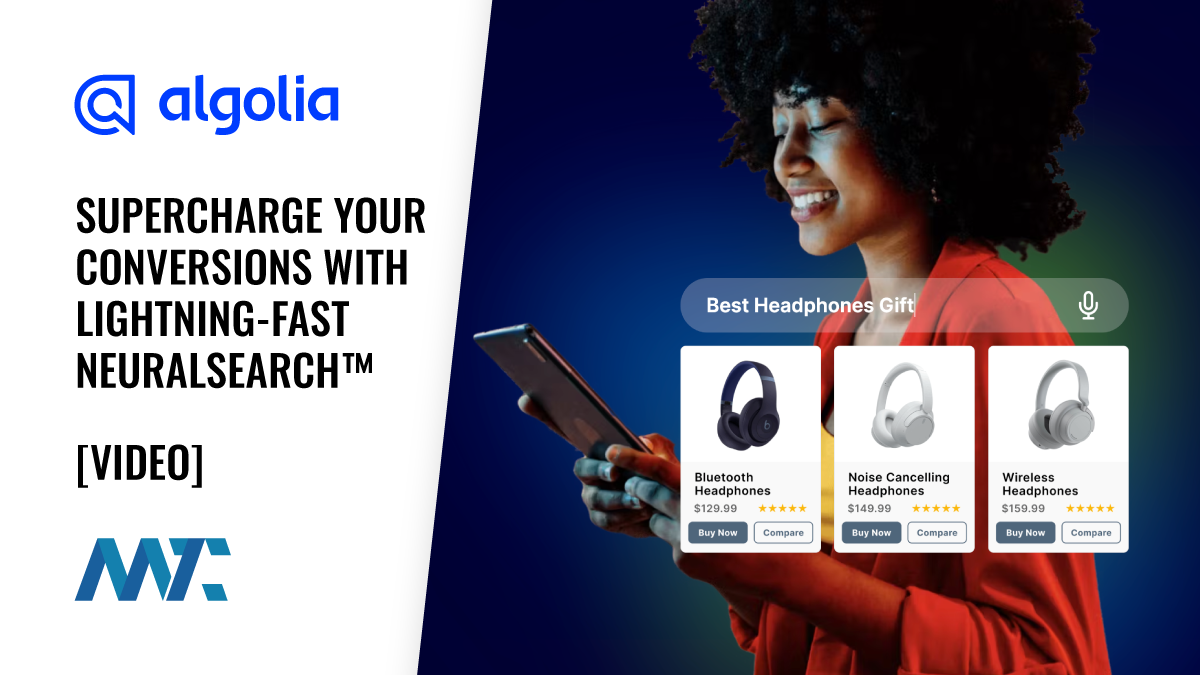 Algolia: Supercharge Your Conversions with Lightning-Fast Internal Site Search 1 Algolia: Supercharge Your Conversions with Lightning-Fast NeuralSearch™