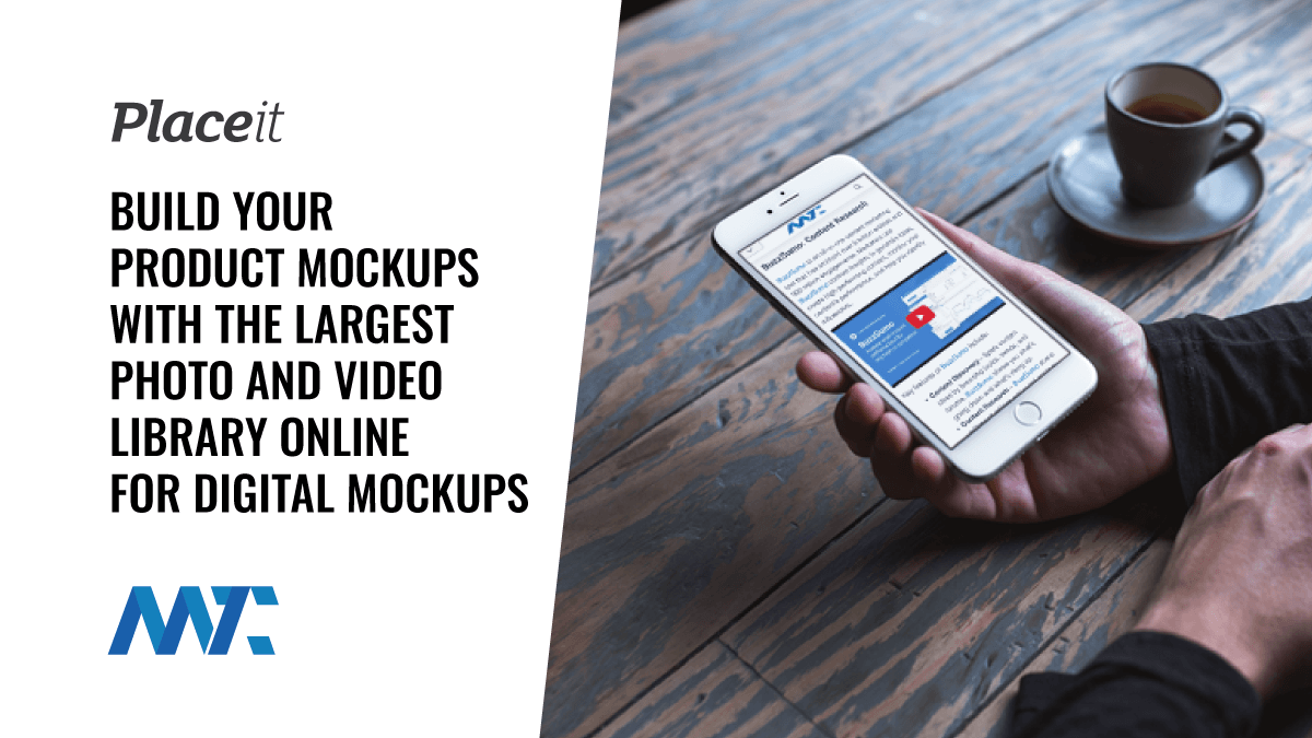 PlaceIt: Build Your Product Mockup With The Largest Photo and Video Library Online For Digital Mockups