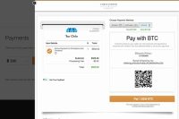 a2 Payments website checkout btc