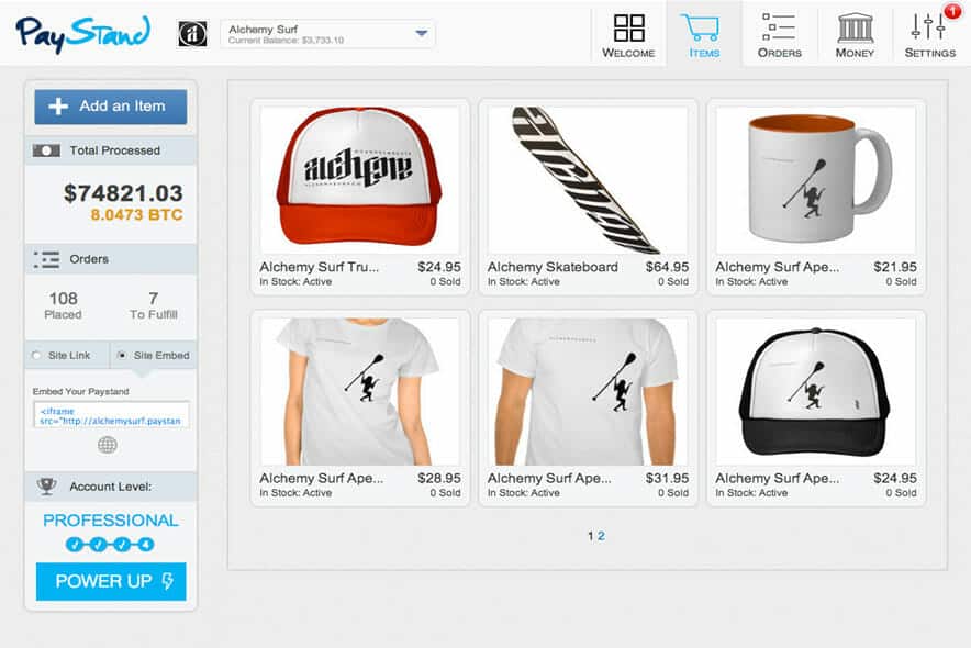 a6 Dashboard Items AlchemySurf