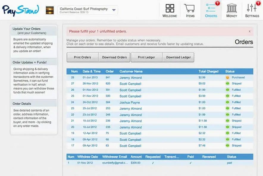 a8 Dashboard Orders AlchemySurf 02