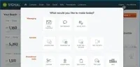 signal dashboard actions