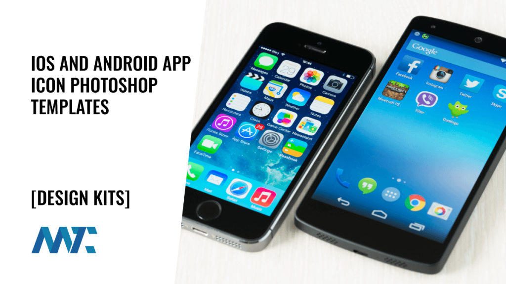 iOS and Android Mobile App Icon Templates