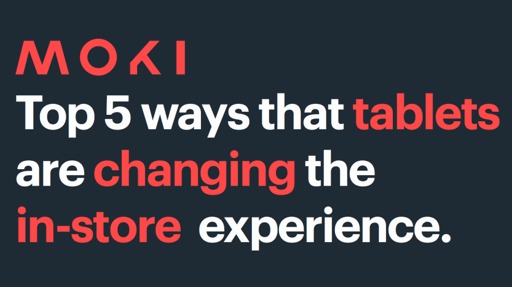 tablets instore experience infographic