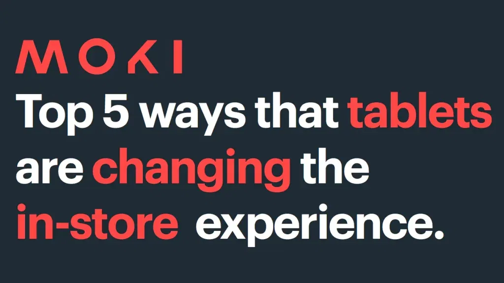 tablets instore experience infographic