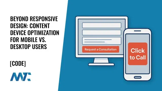 Device Optimization: Dynamically Display Content on Desktop vs. Mobile