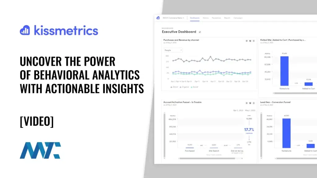 Kissmetrics: Behavioral Analytics with Actionable Insights