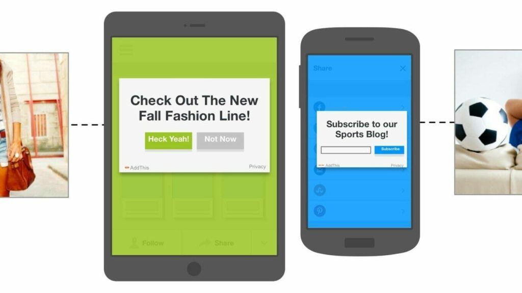 AddThis Horizontal CustomMessage