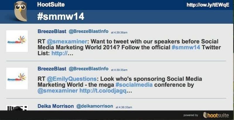 Hootfeed tweet wall