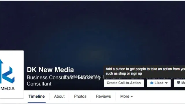 facebook page call to action