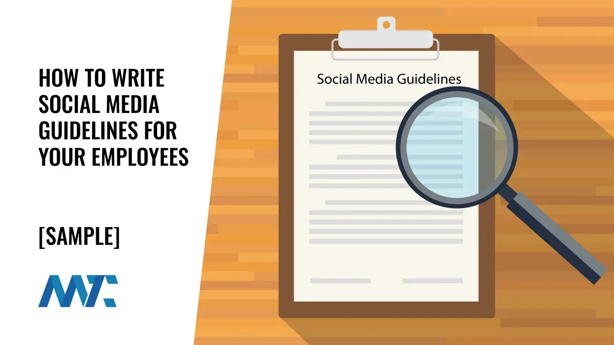Social Media Guidelines for Employees (Sample / Example)