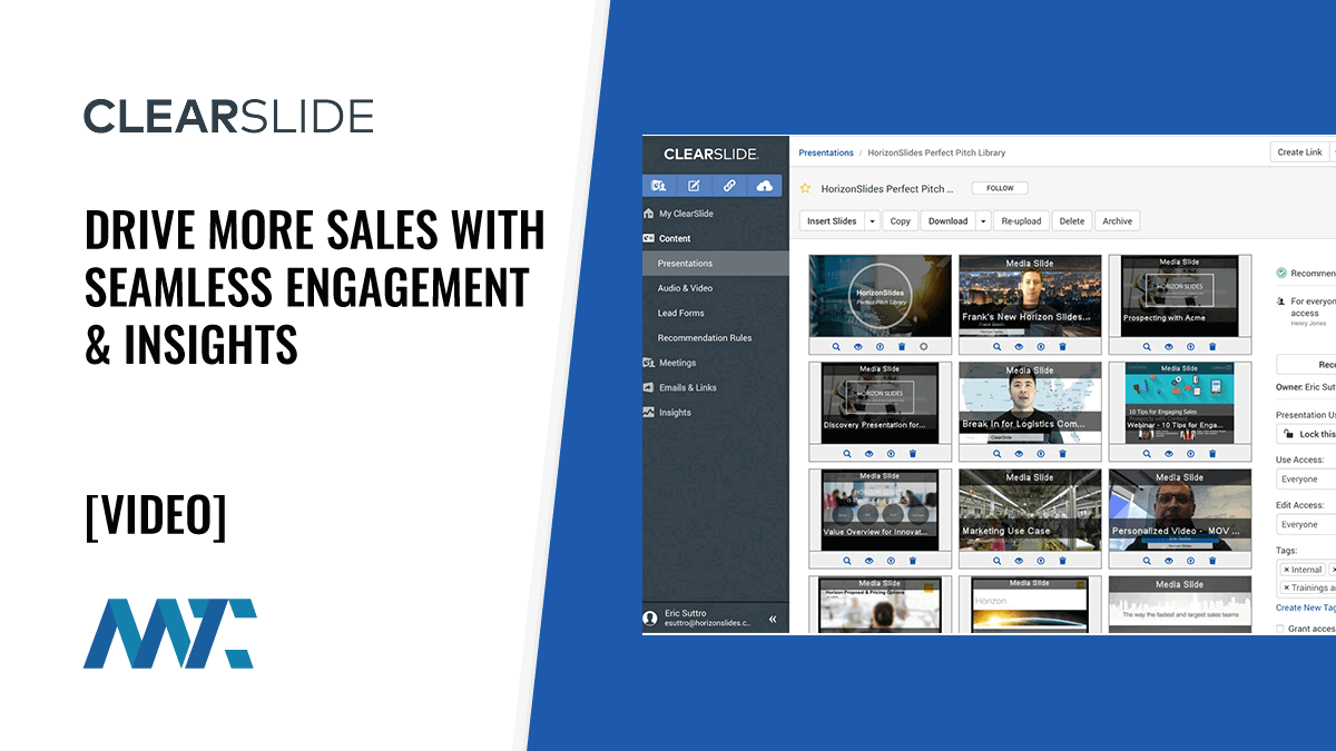 ClearSlide: Drive More Sales with Seamless Engagement & Insights 1 ClearSlide: Drive More Sales with Seamless Engagement & Insights