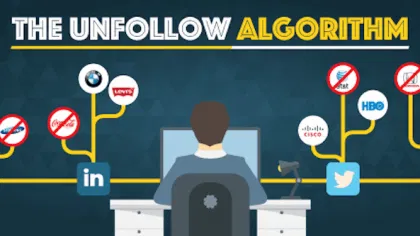 unfollow unsubscribe algorithm