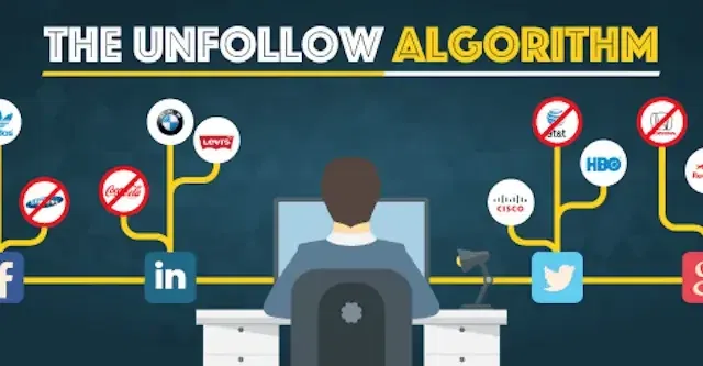 unfollow unsubscribe algorithm