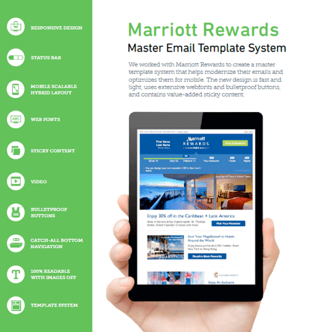 Marriott Rewards Master Email Template