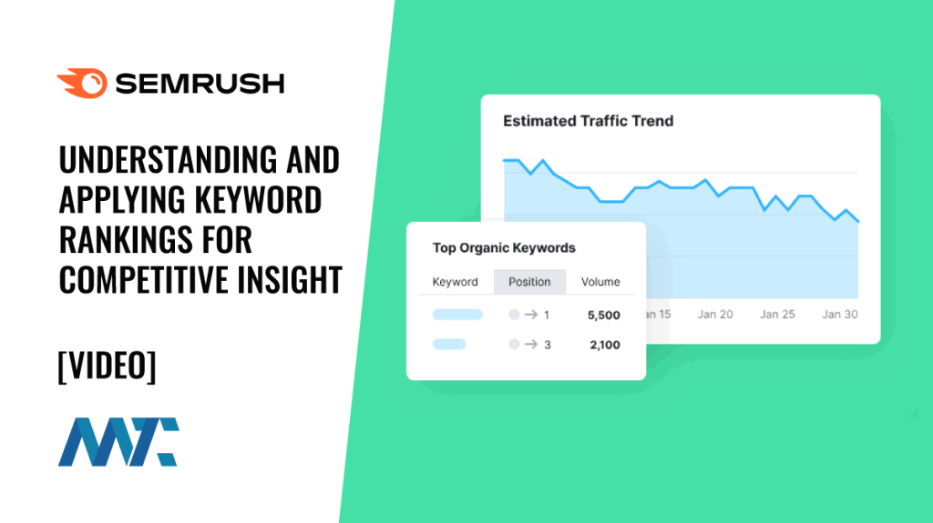 Semrush Rank Tracking for Organic Search Ranking Intelligence