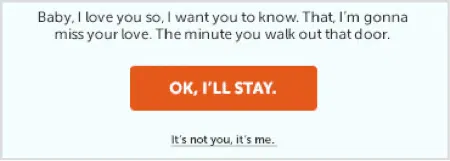 Exit Intent Stay
