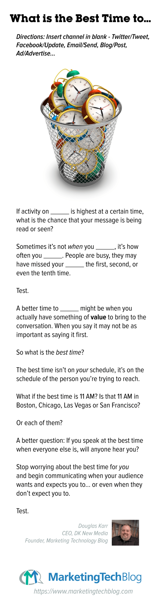 Best Time Infographic