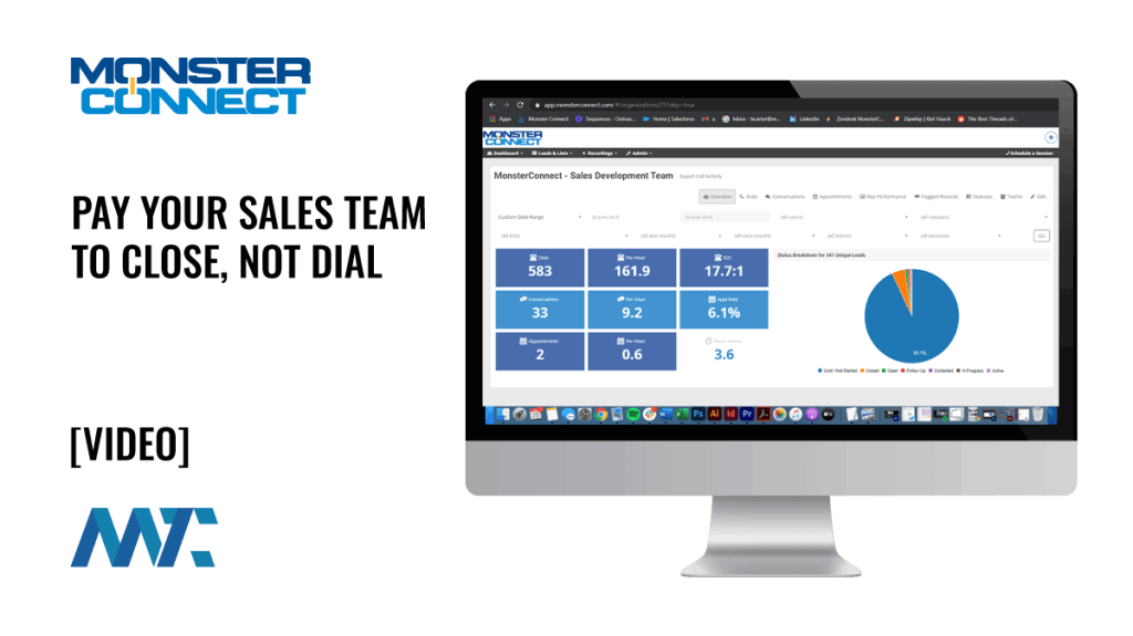 MonsterConnect: Team Dialing for Outbound Sales to Close, not Dial