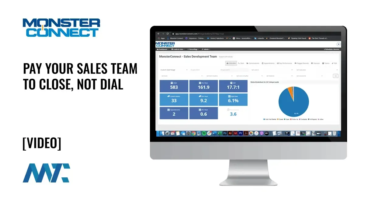 MonsterConnect: Team Dialing for Outbound Sales to Close, not Dial