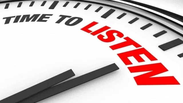 time to listen