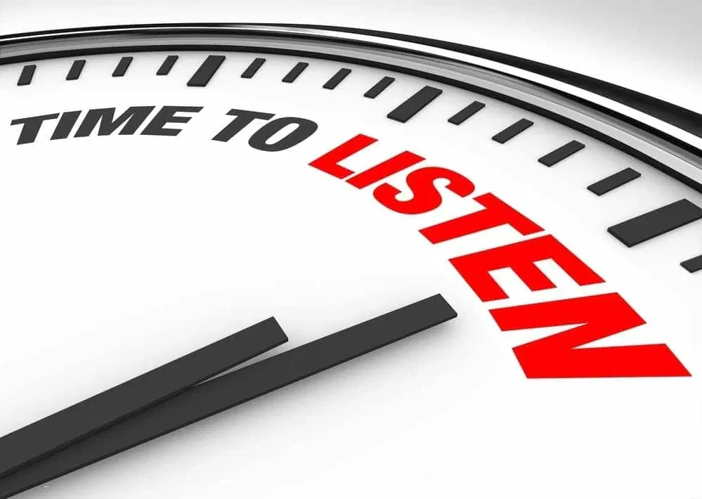 time to listen
