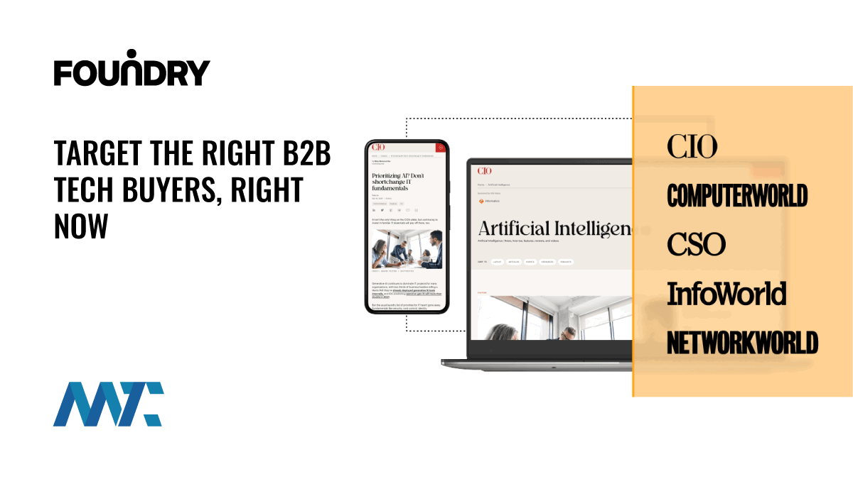 Foundry Audiences for B2B Intent Data