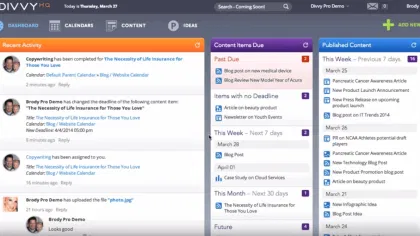 DivvyHQ: High Volume Content Planning and Workflow