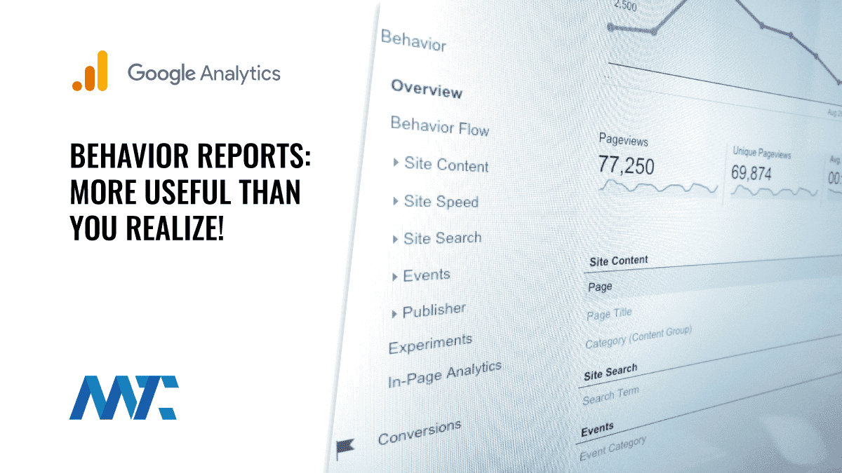 Google Universal Analytics Behavior Reports