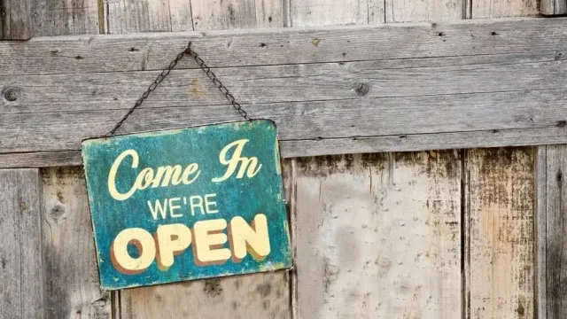 open sign small business