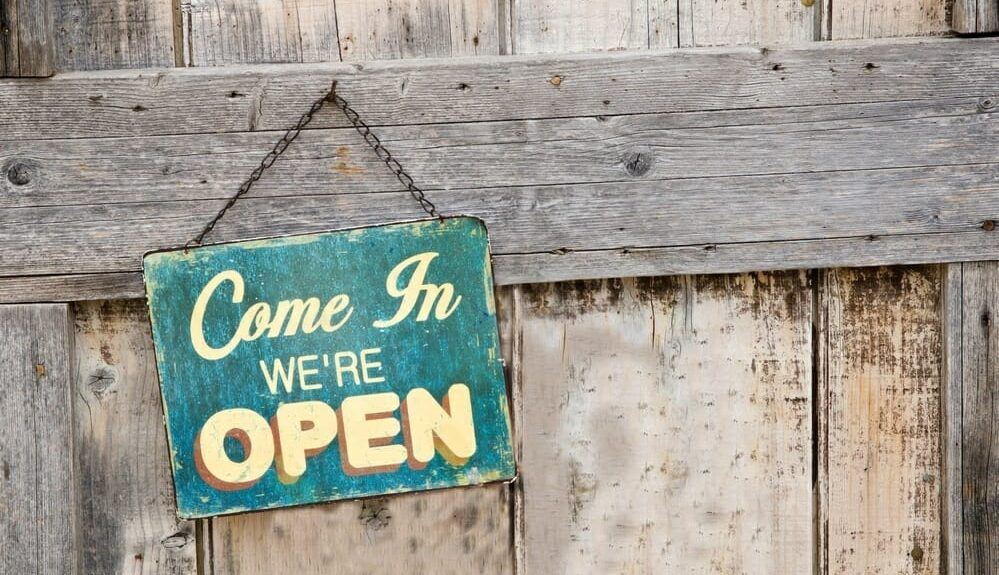 open sign small business