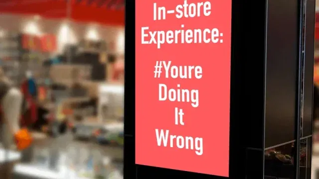 in store experience displays personalization