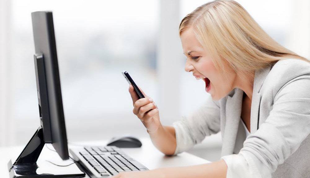 mobile app frustration