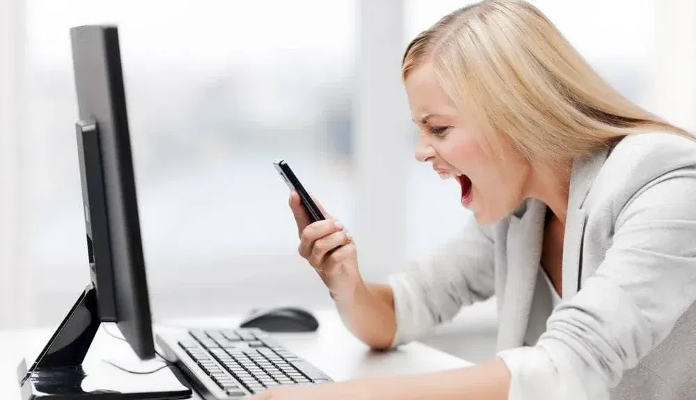 mobile app frustration