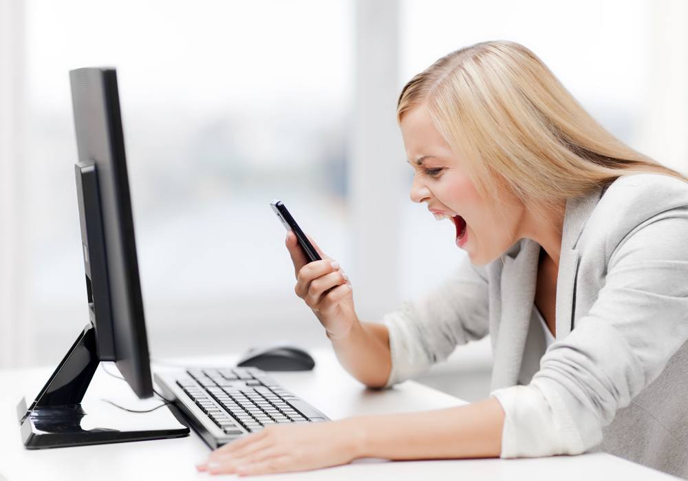 mobile app frustration