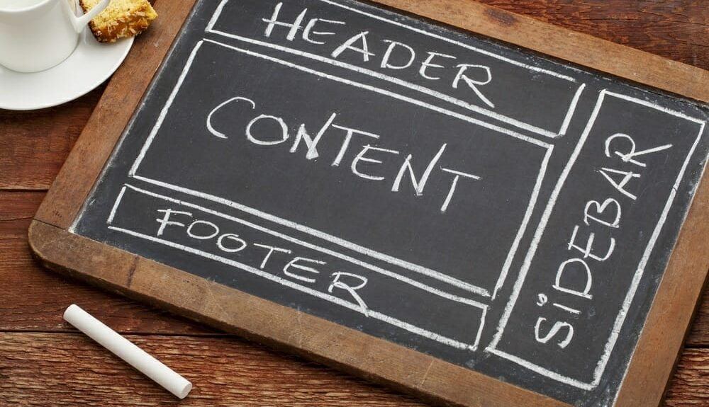 web layout