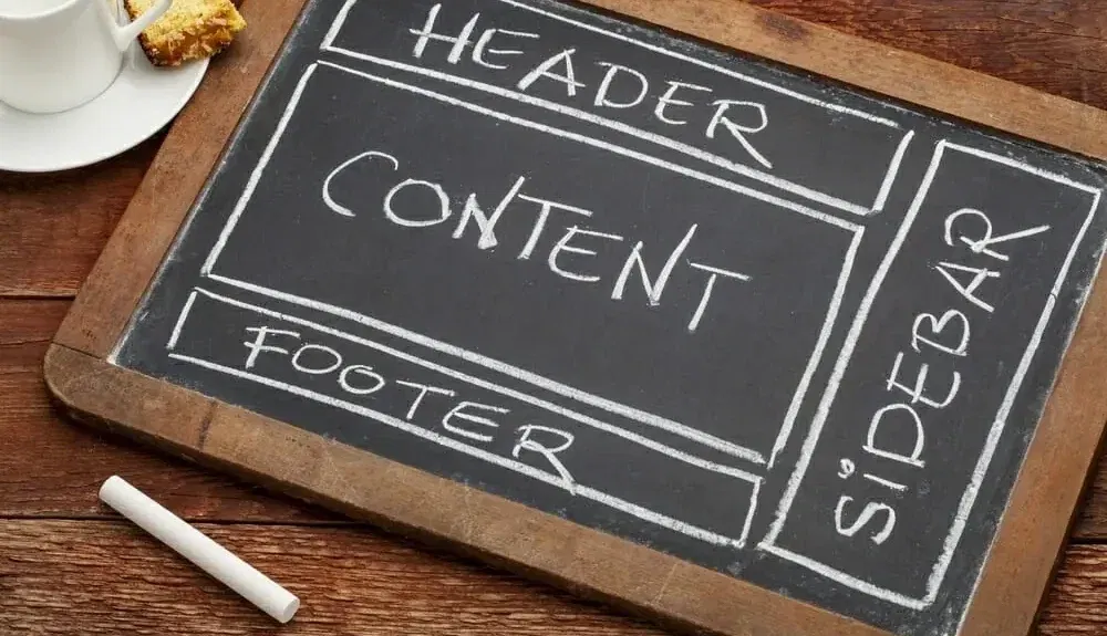 web layout