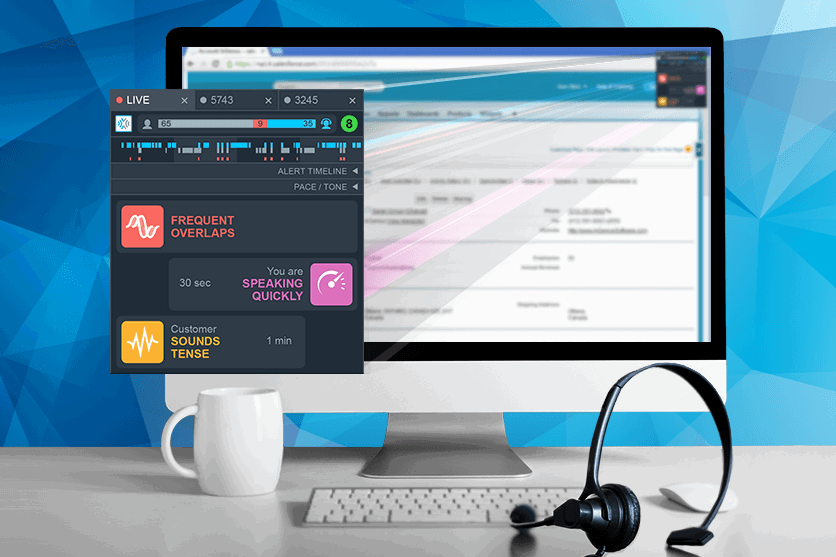 Measuring Customer Engagement Real-Time via Voice Behavior Analytics 1 Screen shot with coffee