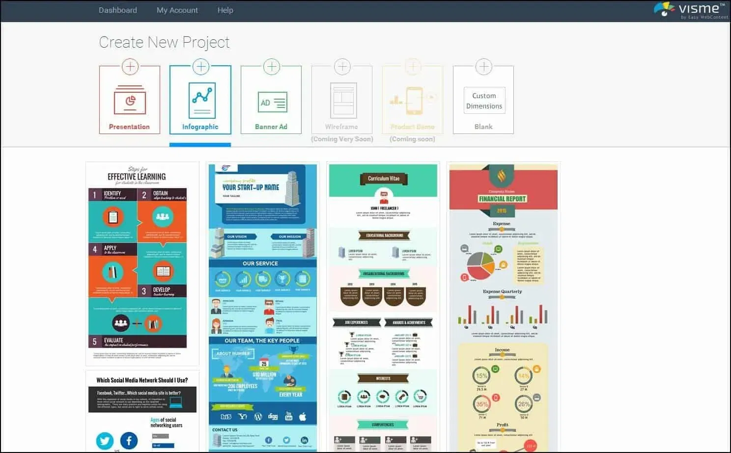 infographics visme