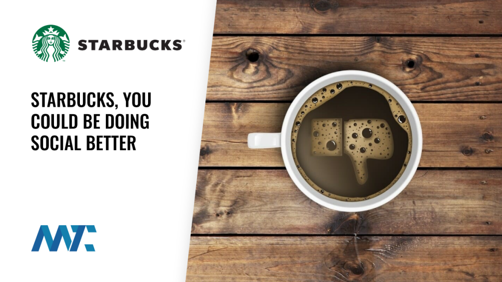 Starbucks Social media customer services example on X
